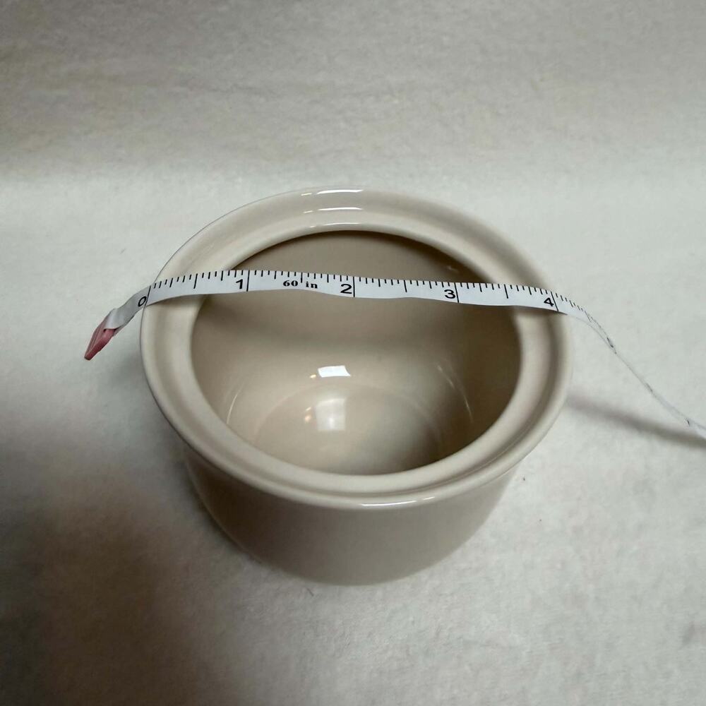 Vintage Corelle by Corning Sandstone Beige Sugar Bowl w/Lid Creamer Pitcher Set - Picture 6 of 12